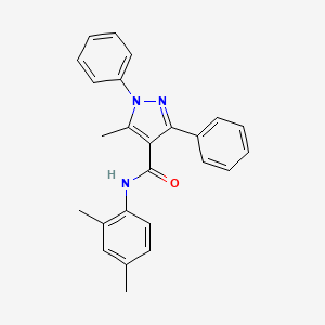 N-(2,4-dimethylphenyl)-5-methyl-1,3-diphenyl-1H-pyrazole-4-carboxamide