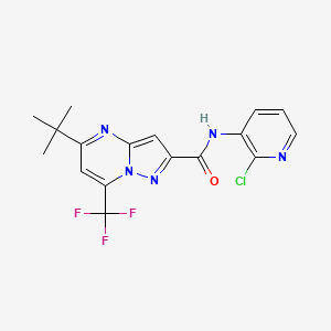 5-tert-butyl-N-(2-chloropyridin-3-yl)-7-(trifluoromethyl)pyrazolo[1,5-a]pyrimidine-2-carboxamide