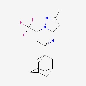 5-(1-adamantyl)-2-methyl-7-(trifluoromethyl)pyrazolo[1,5-a]pyrimidine