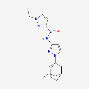 N-[1-(1-adamantyl)-1H-pyrazol-3-yl]-1-ethyl-1H-pyrazole-3-carboxamide