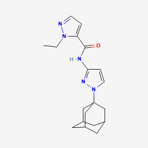 N-[1-(1-adamantyl)-1H-pyrazol-3-yl]-1-ethyl-1H-pyrazole-5-carboxamide