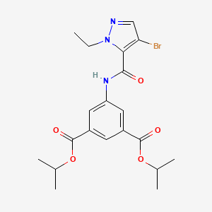 diisopropyl 5-{[(4-bromo-1-ethyl-1H-pyrazol-5-yl)carbonyl]amino}isophthalate