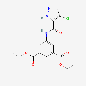 diisopropyl 5-{[(4-chloro-1H-pyrazol-3-yl)carbonyl]amino}isophthalate