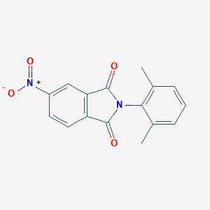 molecular formula C16H12N2O4 B434298 2-(2,6-dimethylphenyl)-5-nitro-1H-isoindole-1,3(2H)-dione CAS No. 161535-70-2