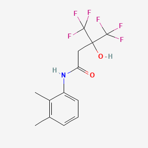 N-(2,3-dimethylphenyl)-4,4,4-trifluoro-3-hydroxy-3-(trifluoromethyl)butanamide