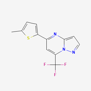 5-(5-methyl-2-thienyl)-7-(trifluoromethyl)pyrazolo[1,5-a]pyrimidine