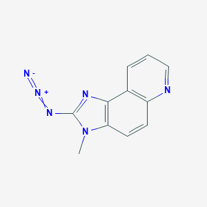 molecular formula C11H8N6 B043432 2-Azido-3-methylimidazo[4,5-f]quinoline CAS No. 115397-29-0