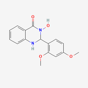 2-(2,4-dimethoxyphenyl)-3-hydroxy-2,3-dihydro-4(1H)-quinazolinone