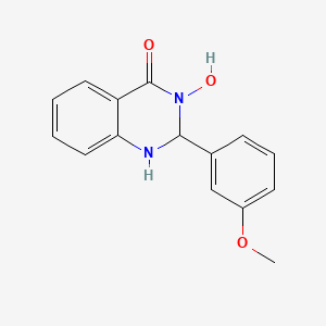 3-hydroxy-2-(3-methoxyphenyl)-2,3-dihydro-4(1H)-quinazolinone