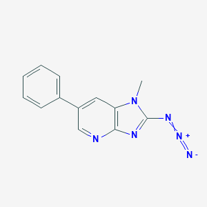molecular formula C13H10N6 B043433 2-叠氮-1-甲基-6-苯基咪唑并[4,5-b]吡啶 CAS No. 135577-57-0