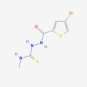 2-[(4-bromo-2-thienyl)carbonyl]-N-methylhydrazinecarbothioamide