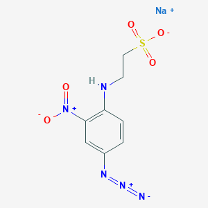 molecular formula C₈H₁₂N₅NaO₇S B043434 Nap-taurine CAS No. 352000-05-6