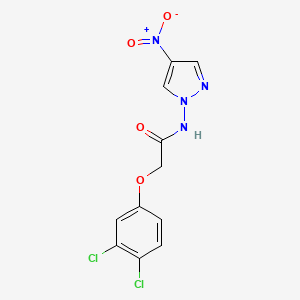 2-(3,4-DICHLOROPHENOXY)-N~1~-(4-NITRO-1H-PYRAZOL-1-YL)ACETAMIDE