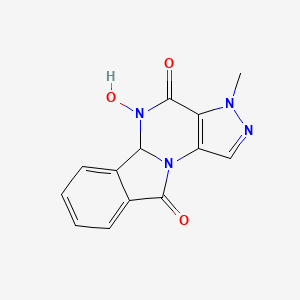 8-hydroxy-5-methyl-1,4,5,8-tetrazatetracyclo[7.7.0.02,6.010,15]hexadeca-2(6),3,10,12,14-pentaene-7,16-dione