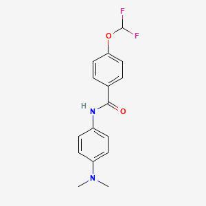 4-(difluoromethoxy)-N-[4-(dimethylamino)phenyl]benzamide