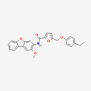 5-[(4-ethylphenoxy)methyl]-N-(2-methoxydibenzo[b,d]furan-3-yl)-2-furamide