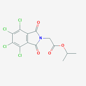 molecular formula C13H9Cl4NO4 B434444 Propan-2-yl 2-(4,5,6,7-tetrachloro-1,3-dioxoisoindol-2-yl)acetate CAS No. 175658-35-2