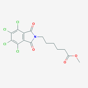 molecular formula C15H13Cl4NO4 B434453 methyl 6-(4,5,6,7-tetrachloro-1,3-dioxo-1,3-dihydro-2H-isoindol-2-yl)hexanoate CAS No. 352643-75-5