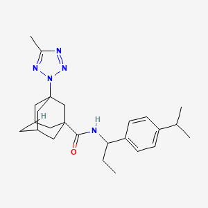 N-[1-(4-ISOPROPYLPHENYL)PROPYL]-3-(5-METHYL-2H-1,2,3,4-TETRAAZOL-2-YL)-1-ADAMANTANECARBOXAMIDE