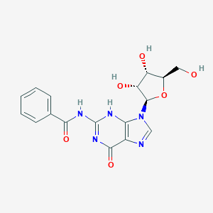 molecular formula C17H17N5O6 B043448 N2-苯甲酰鸟苷 CAS No. 3676-72-0