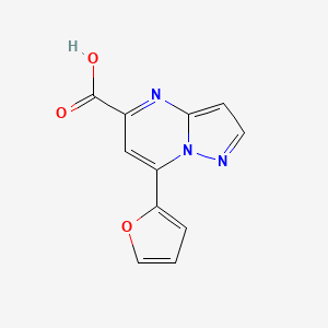 7-(Furan-2-yl)pyrazolo[1,5-a]pyrimidine-5-carboxylic acid