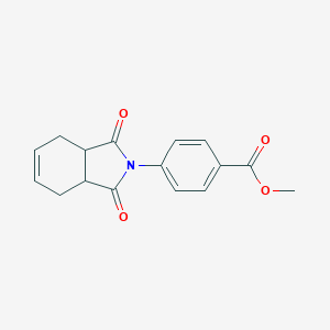molecular formula C16H15NO4 B434501 methyl 4-(1,3-dioxo-1,3,3a,4,7,7a-hexahydro-2H-isoindol-2-yl)benzoate CAS No. 352644-27-0