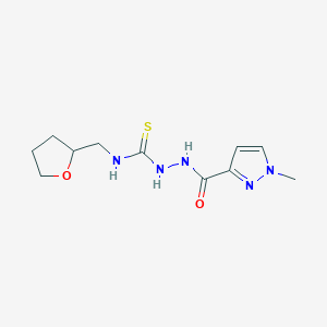 2-[(1-METHYL-1H-PYRAZOL-3-YL)CARBONYL]-N-(TETRAHYDRO-2-FURANYLMETHYL)-1-HYDRAZINECARBOTHIOAMIDE