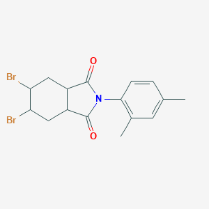 molecular formula C16H17Br2NO2 B434513 5,6-dibromo-2-(2,4-dimethylphenyl)hexahydro-1H-isoindole-1,3(2H)-dione CAS No. 78650-83-6