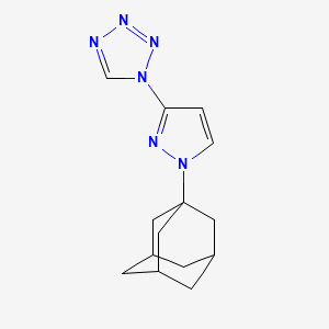 1-[1-(1-ADAMANTYL)-1H-PYRAZOL-3-YL]-1H-1,2,3,4-TETRAAZOLE