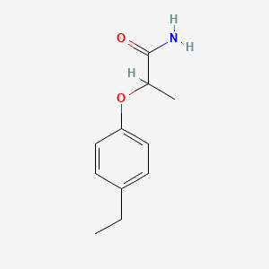 molecular formula C11H15NO2 B4345225 2-(4-ethylphenoxy)propanamide 