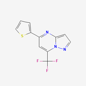 5-(Thiophen-2-yl)-7-(trifluoromethyl)pyrazolo[1,5-a]pyrimidine