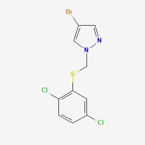 (4-BROMO-1H-PYRAZOL-1-YL)METHYL (2,5-DICHLOROPHENYL) SULFIDE