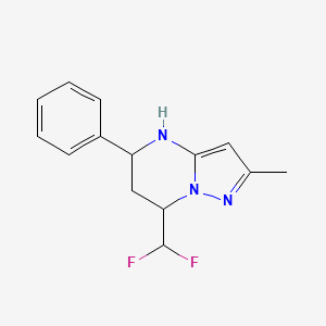 7-(difluoromethyl)-2-methyl-5-phenyl-4,5,6,7-tetrahydropyrazolo[1,5-a]pyrimidine