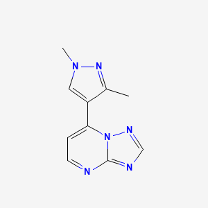 7-(1,3-dimethyl-1H-pyrazol-4-yl)[1,2,4]triazolo[1,5-a]pyrimidine