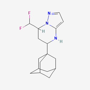 5-(1-adamantyl)-7-(difluoromethyl)-4,5,6,7-tetrahydropyrazolo[1,5-a]pyrimidine