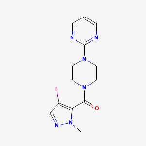 (4-IODO-1-METHYL-1H-PYRAZOL-5-YL)[4-(2-PYRIMIDINYL)PIPERAZINO]METHANONE