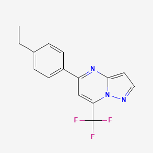 5-(4-ethylphenyl)-7-(trifluoromethyl)pyrazolo[1,5-a]pyrimidine