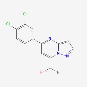 5-(3,4-dichlorophenyl)-7-(difluoromethyl)pyrazolo[1,5-a]pyrimidine