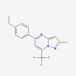 5-(4-ethylphenyl)-2-methyl-7-(trifluoromethyl)pyrazolo[1,5-a]pyrimidine