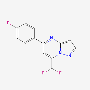 7-(difluoromethyl)-5-(4-fluorophenyl)pyrazolo[1,5-a]pyrimidine