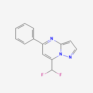 7-(difluoromethyl)-5-phenylpyrazolo[1,5-a]pyrimidine