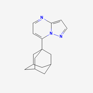 molecular formula C16H19N3 B4346787 7-(1-adamantyl)pyrazolo[1,5-a]pyrimidine 