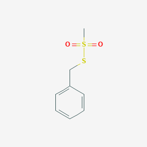 molecular formula C8H10O2S2 B043468 Methylsulfonylsulfanylmethylbenzene CAS No. 7559-62-8