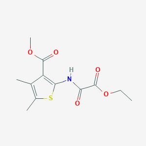 METHYL 2-[(2-ETHOXY-2-OXOACETYL)AMINO]-4,5-DIMETHYL-3-THIOPHENECARBOXYLATE