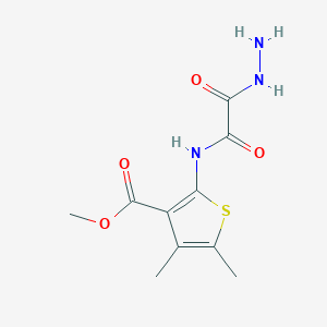 METHYL 2-[(2-HYDRAZINO-2-OXOACETYL)AMINO]-4,5-DIMETHYL-3-THIOPHENECARBOXYLATE