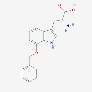 molecular formula C18H18N2O3 B043470 7-Benzyloxy-DL-tryptophan CAS No. 66866-40-8