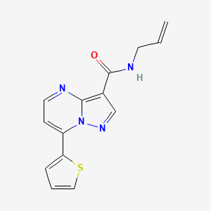 N~3~-ALLYL-7-(2-THIENYL)PYRAZOLO[1,5-A]PYRIMIDINE-3-CARBOXAMIDE