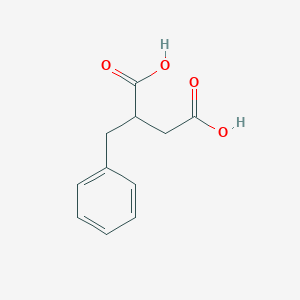 molecular formula C11H12O4 B043472 2-Benzylsuccinic acid CAS No. 884-33-3
