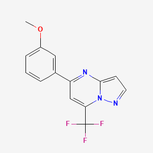 5-(3-methoxyphenyl)-7-(trifluoromethyl)pyrazolo[1,5-a]pyrimidine