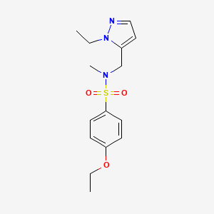 4-ETHOXY-N~1~-[(1-ETHYL-1H-PYRAZOL-5-YL)METHYL]-N~1~-METHYL-1-BENZENESULFONAMIDE